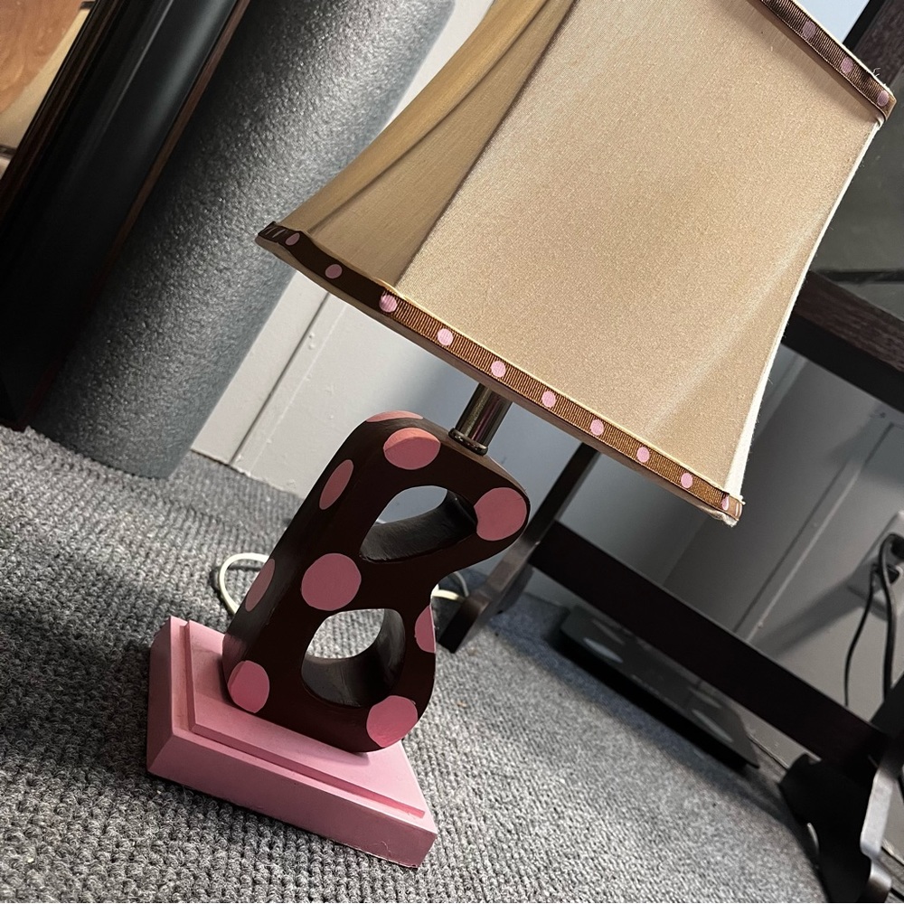 “B” Shaped Lamp